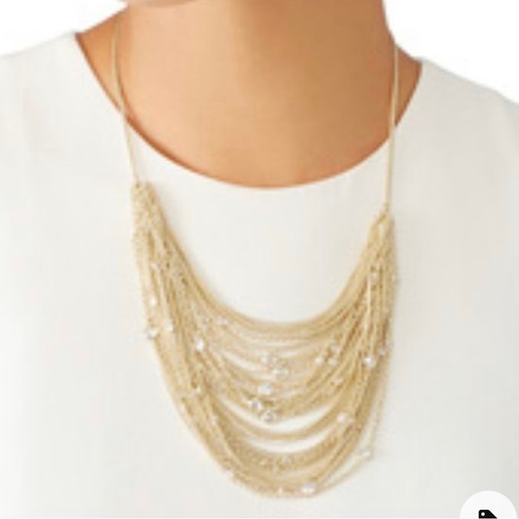 NWT Rare Kendra Scott Anastasia Necklace Yellow Gold Chains & CZ’s Perfect GORG! - Picture 12 of 12